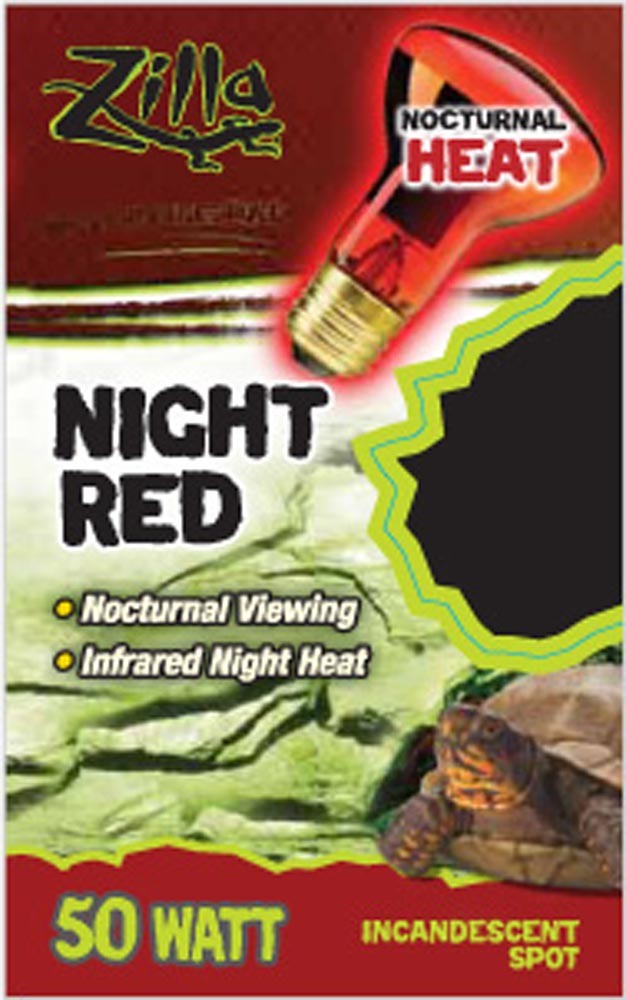 Zilla Incandescent Spot Bulb Night Red, 1ea/50 W