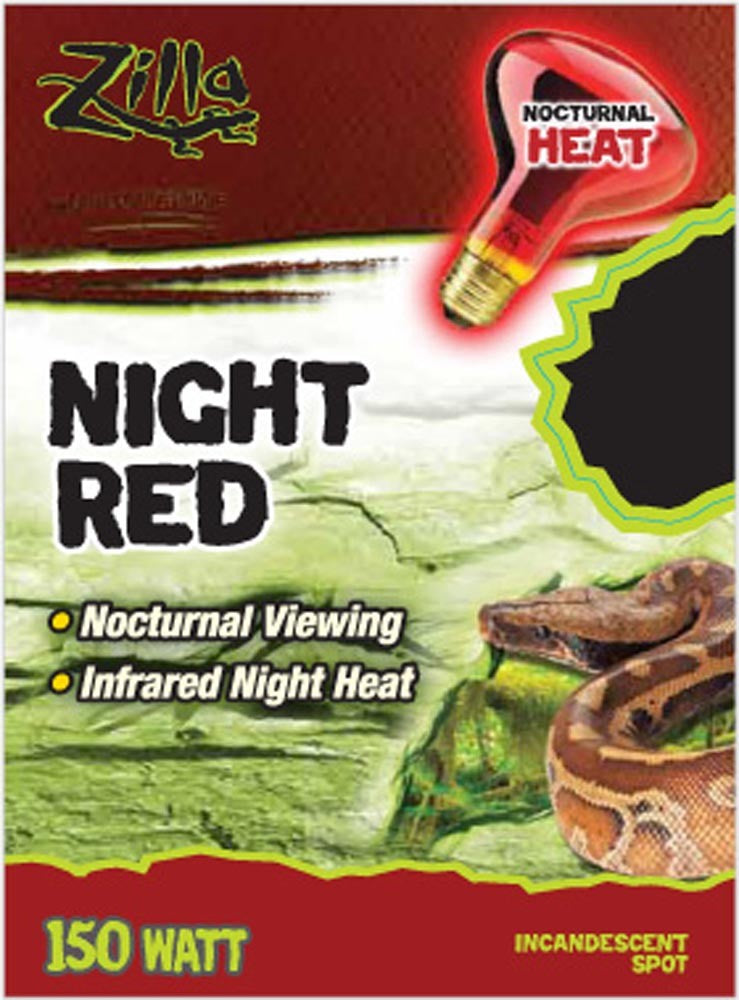 Zilla Incandescent Spot Bulb Night Red, 1ea/150 W
