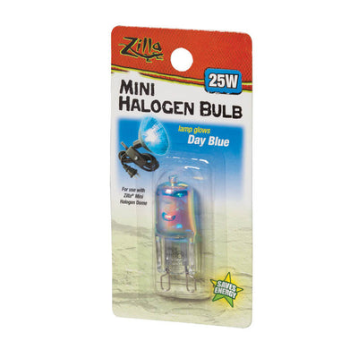 Zilla Light & Heat Mini Halogen Bulbs Day Blue 1ea/25 W