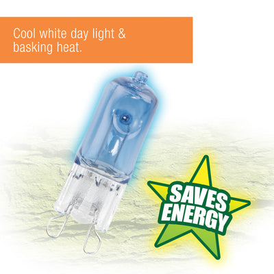 Zilla Light & Heat Mini Halogen Bulbs Day Blue 1ea/25 W