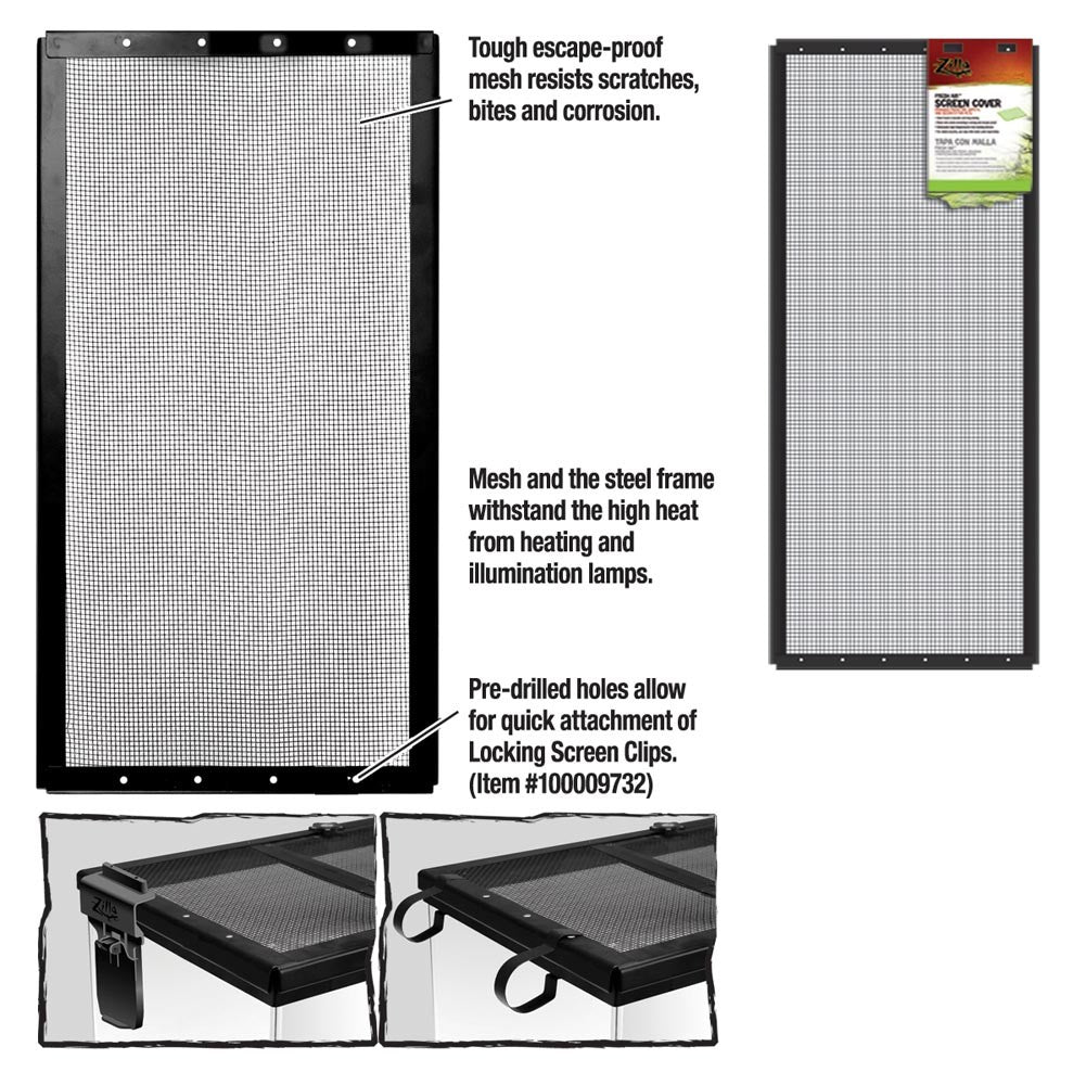 Zilla Fresh Air Screen Cover 1ea/30 X 12 in