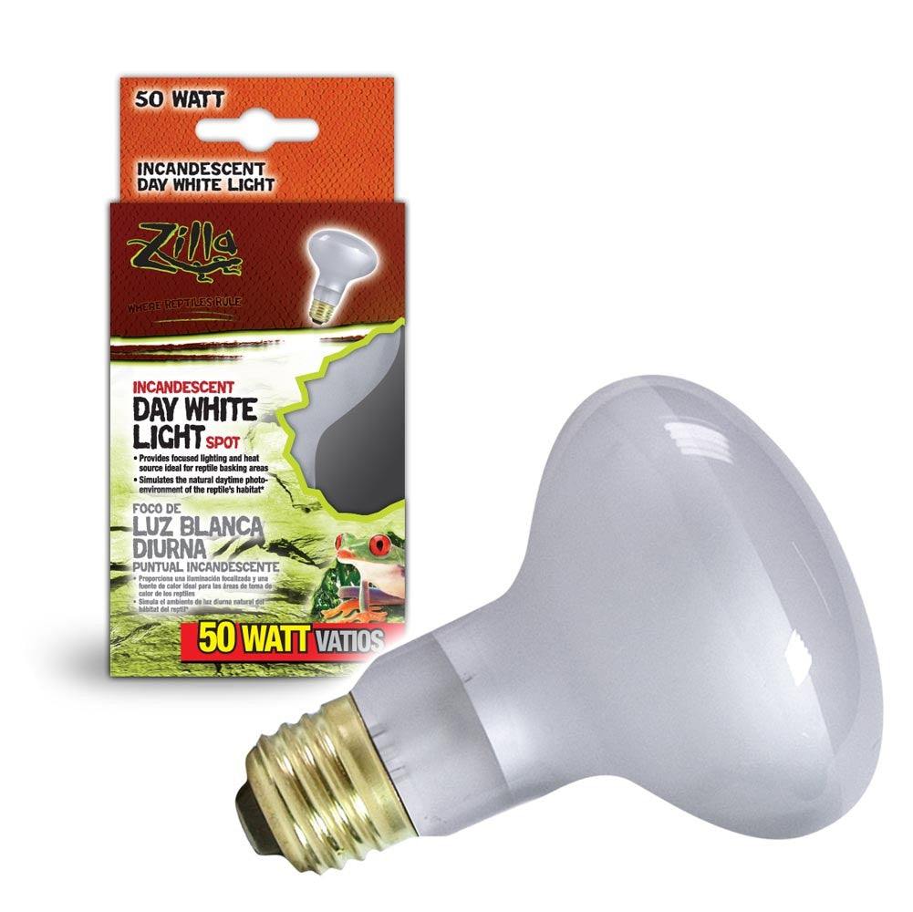 Zilla Incandescent Spot Bulb Day White, 1ea/50 W