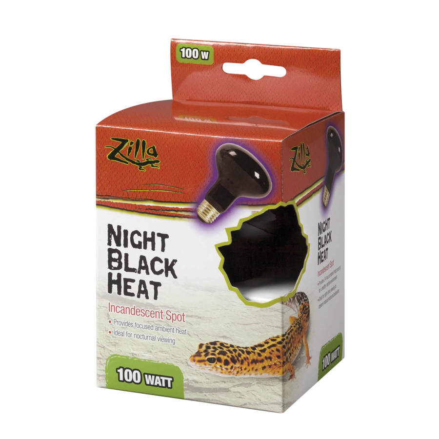 Zilla Incandescent Spot Bulb Night Black, 1ea/100 W