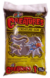 Zoo Med Creatures Creature Soil Black 1ea/1 qt