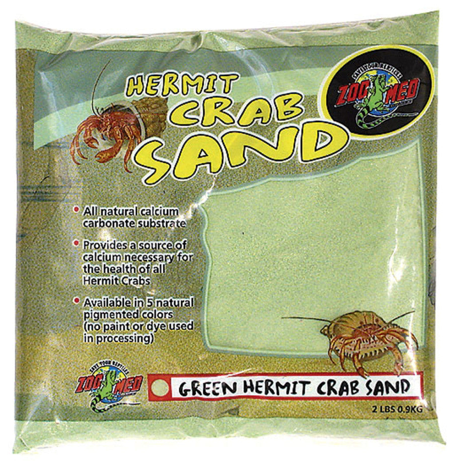 Zoo Med Hermit Crab Sand Green, 1ea/2 lb