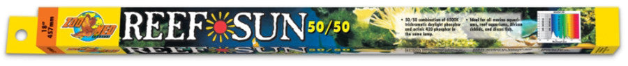 Zoo Med Reef Sun 50/50 Actinic  Daylight T8 Lamp White, 1ea/18 in