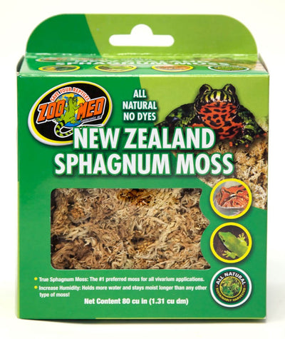 Zoo Med New Zealand Sphagnum Moss Brown 1ea/80 Cu. In