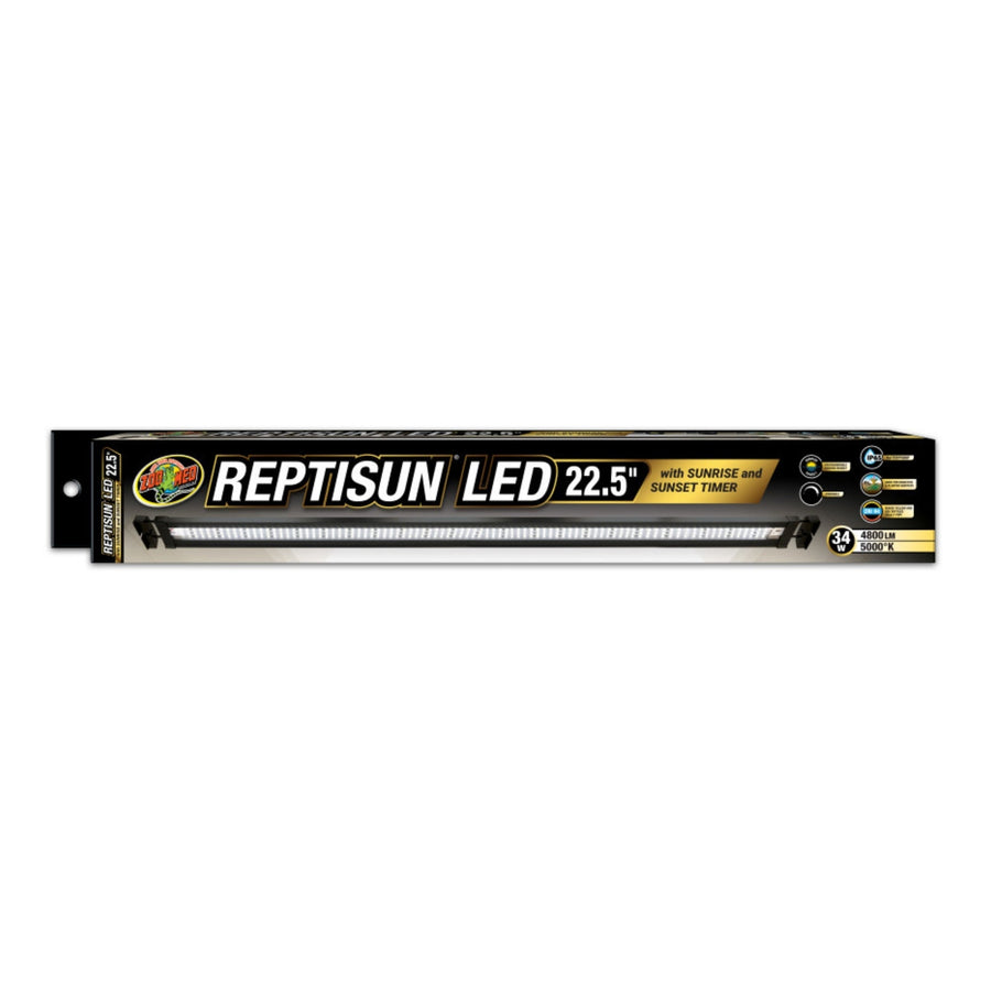 Zoo Med Reptisun LED w/Sunrise  Sunset Timer Terrarium Hood 1ea/22.5 in, 34 W