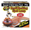 Zoo Med Repti Basking Spot Lamp 1ea/75 W, 2 pk