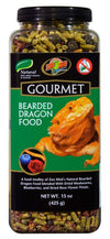 Zoo Med Gourmet Bearded Dragon Dry Food 1ea/15 oz