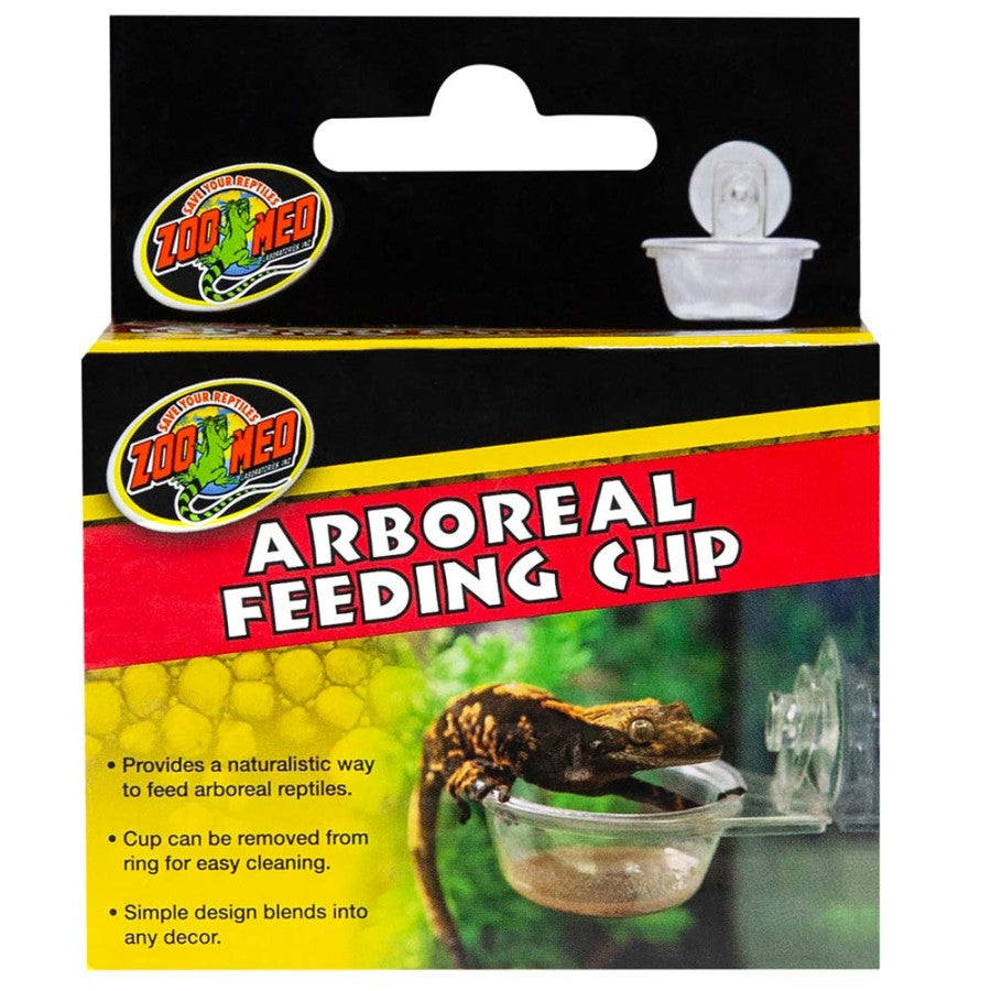 Zoo Med Arboreal Feeding Cup Clear, 1ea