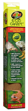 Zoo Med Eco Carpet Reptile Terrarium Carpet Tan 1ea/50 gal, 15in X 48in