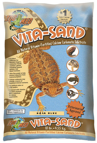 Zoo Med Vita-Sand Substrate Blue 3ea/10 lb