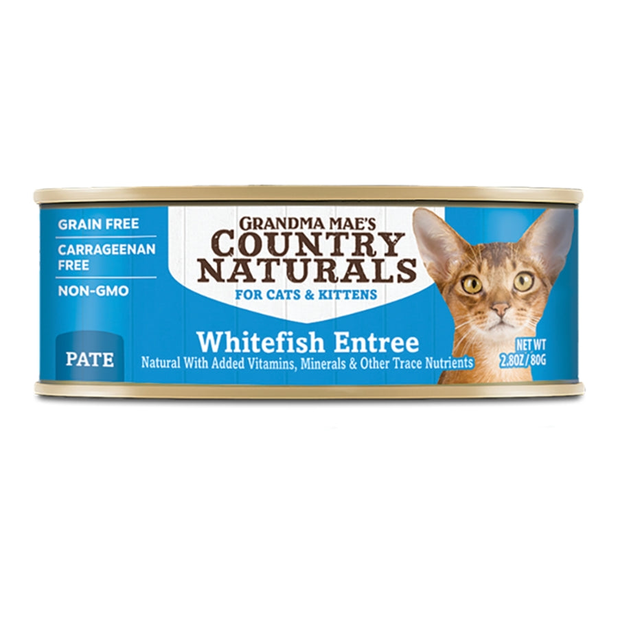Grandma Mae's Country Naturals Grain Free Pate Wet Cat & Kitten Food Tuna 2.8oz 24pk