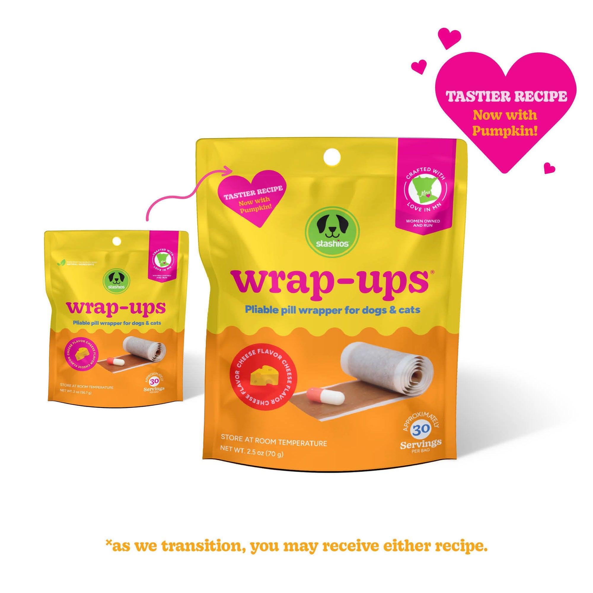 Stashios Wrap-Ups Cheese 2oz.