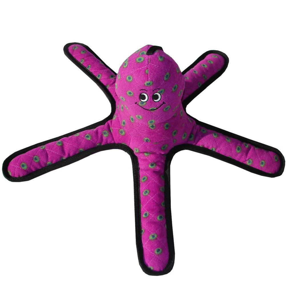 Tuffy Ocean Creature Octopus Durable Dog Toy Purple, 1ea/15.8 in, LG