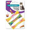 Spot Kitty Fun Tubes Catnip Toy Assorted 3.25 in 3 Pack