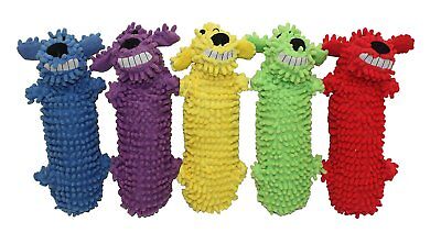 Multipet Loofa Floppy Water Bottle Buddies Dog Toy Assorted 1ea/11 in