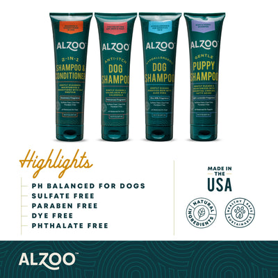 Alzoo Plant-Based Shampoo Gentle Puppy 8oz.