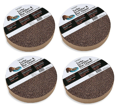 Bergan Turbo Scratcher Replacement Pads Tan 2 Pack