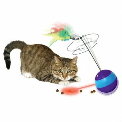 Spot Spin About 2.0 with Sound Electronic Laser Cat Toy White; Red One Size