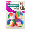 Spot Kitty Yarn Puffs Catnip Toy Assorted 1.5 in 4 Pack Small