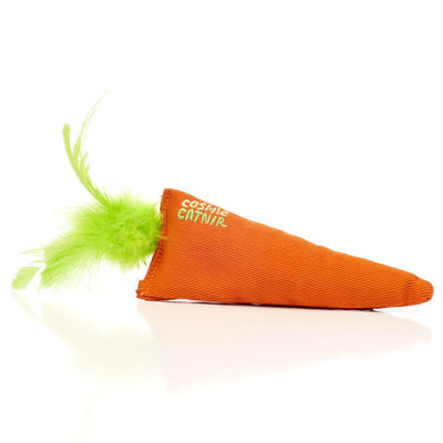 OurPets Cosmic 24 Karat Carrot Catnip Cat Toy Orange, Green 1ea