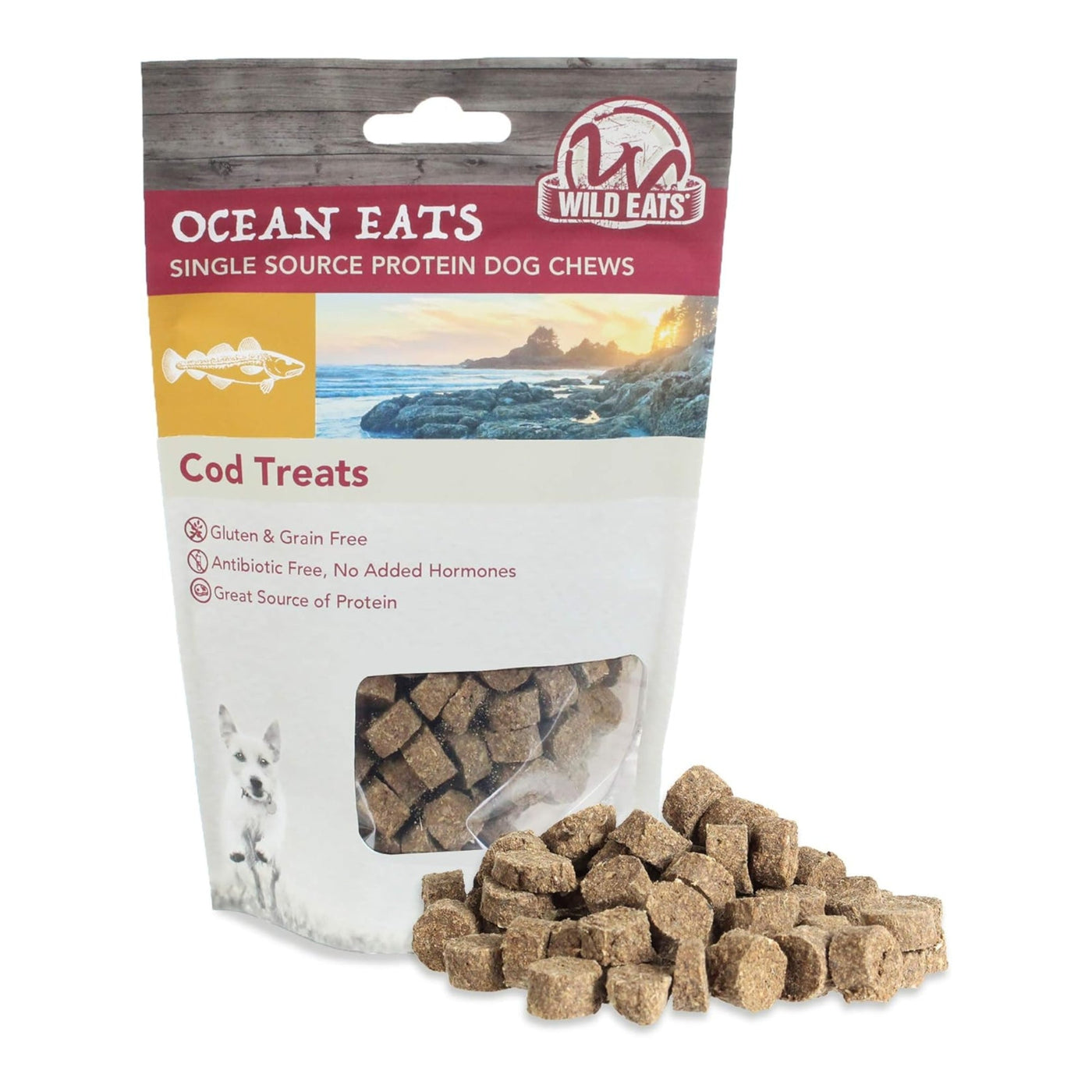 Wild Eats Cod Treats Dog Chews Cod 3oz.