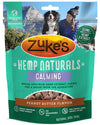 Zukes Dog Hemp Naturals Calm Grain Free Peanut Butter 5oz.