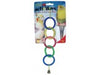 JW Pet ActiviToy Olympia Rings Bird Toy Multi-Color 1ea/SM/MD