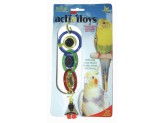 JW Pet ActiviToy Triple Mirror Bird Toy Multi-Color Small Medium