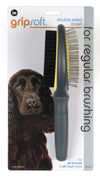 JW Pet Double Sided Brush Grey, Yellow 1ea/One Size