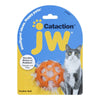 JW Pet Cataction Feather Ball Cat Toy Orange 1ea/One Size