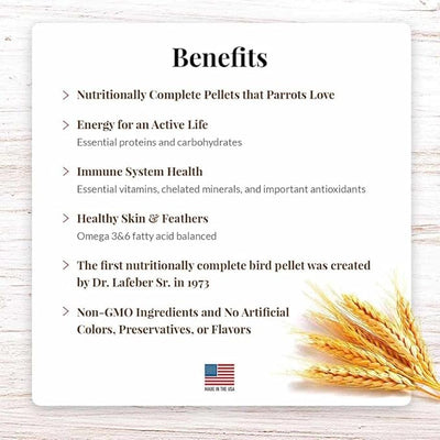 Lafeber Company Premium Daily Pellets for Parrots 1ea/5 lb