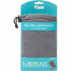 Messy Mutts Dog Microfiber Towel Cool Grey Medium