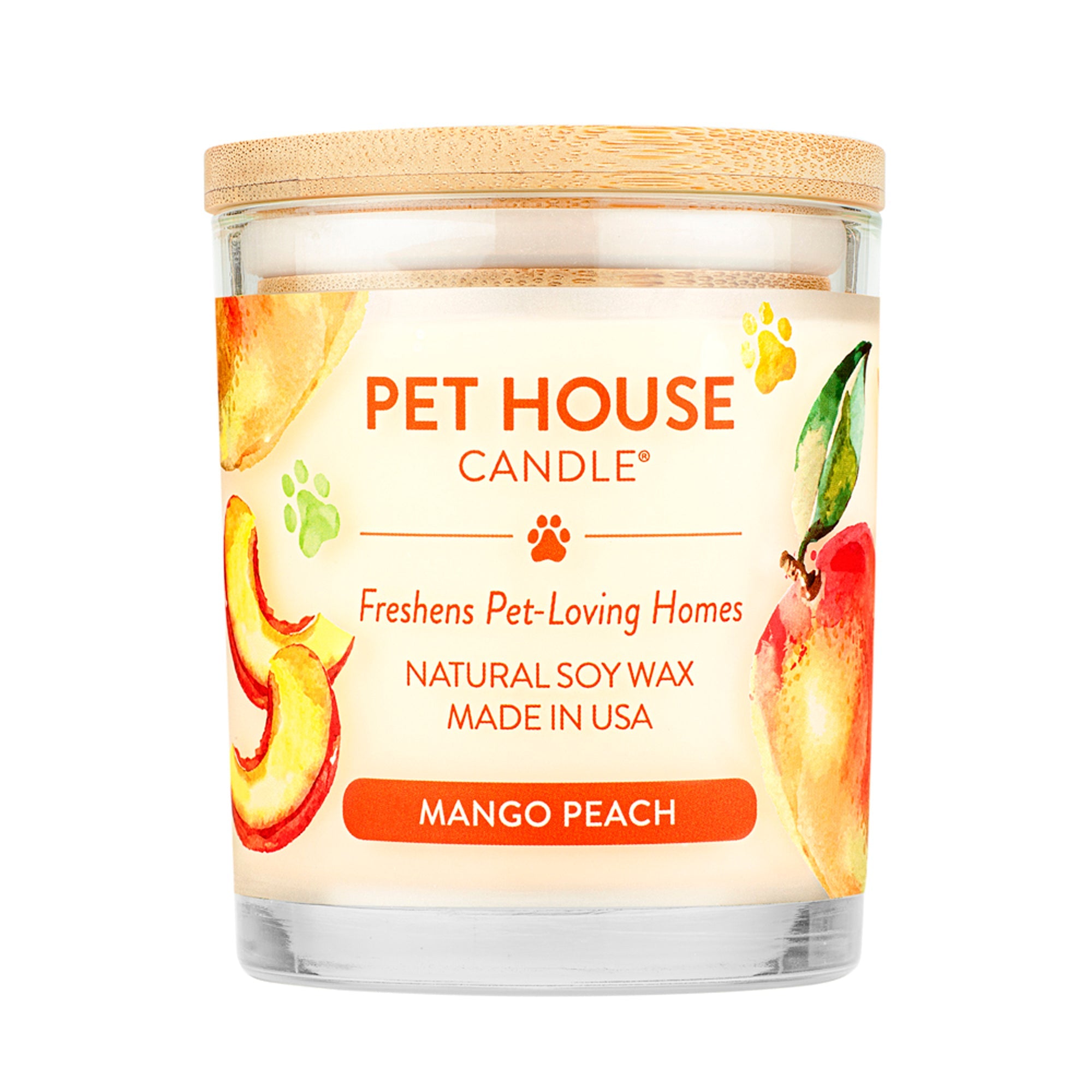 Pet House Candle Mango Peach Large Case of 3