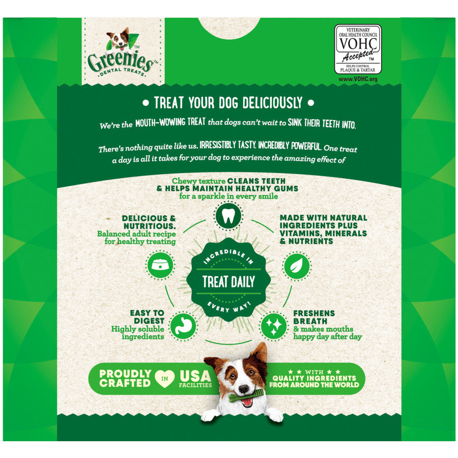 Greenies Dog Dental Treats Petite, Original, 1ea/36 oz, 60 ct