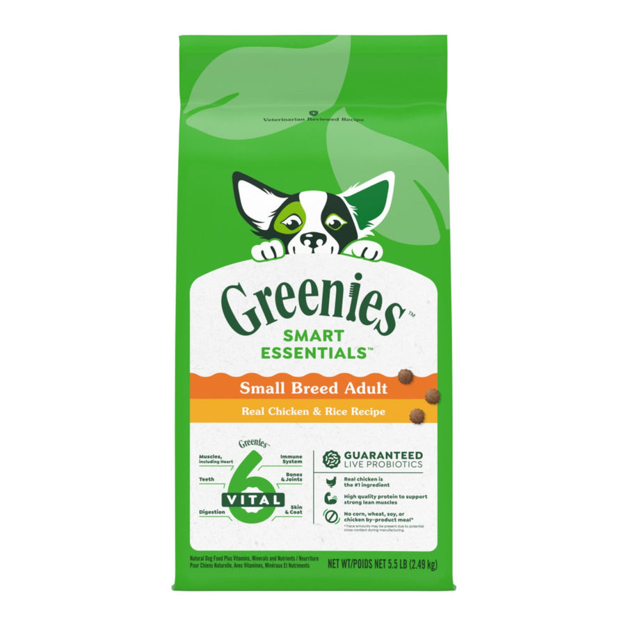Greenies Smart Essentials Small Breed Dry Dog Food Chicken & Rice 5.5lbs