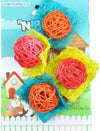 A &E Cages Nibbles Celebration Ball Small Animal Toy 1ea-One Size