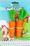 A &E Cages Nibbles Small Animal Loofah Chew Toy Carrots; 1ea