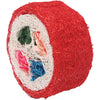 A &E Cages Nibbles Small Animal Loofah Chew Toy Deluxe Sushi Roll; 1ea