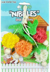 A &E Cages Nibbles Small Animal Loofah Chew Toy Bunch of Fruits; 1ea