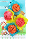 A &E Cages Nibbles Small Animal Loofah Chew Toy Bon Bons; 1ea