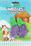A &E Cages Nibbles Small Animal Loofah Chew Toy Eggplants; 1ea