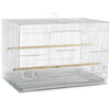 A & E Cages Flight Cage in Color Retail Box White 24in X 16in