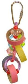 A and E Cages Happy Beaks Keet Rings Bird Toy One Size
