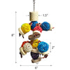 A and E Cages Happy Beaks Ball Thing Bird Toy XS