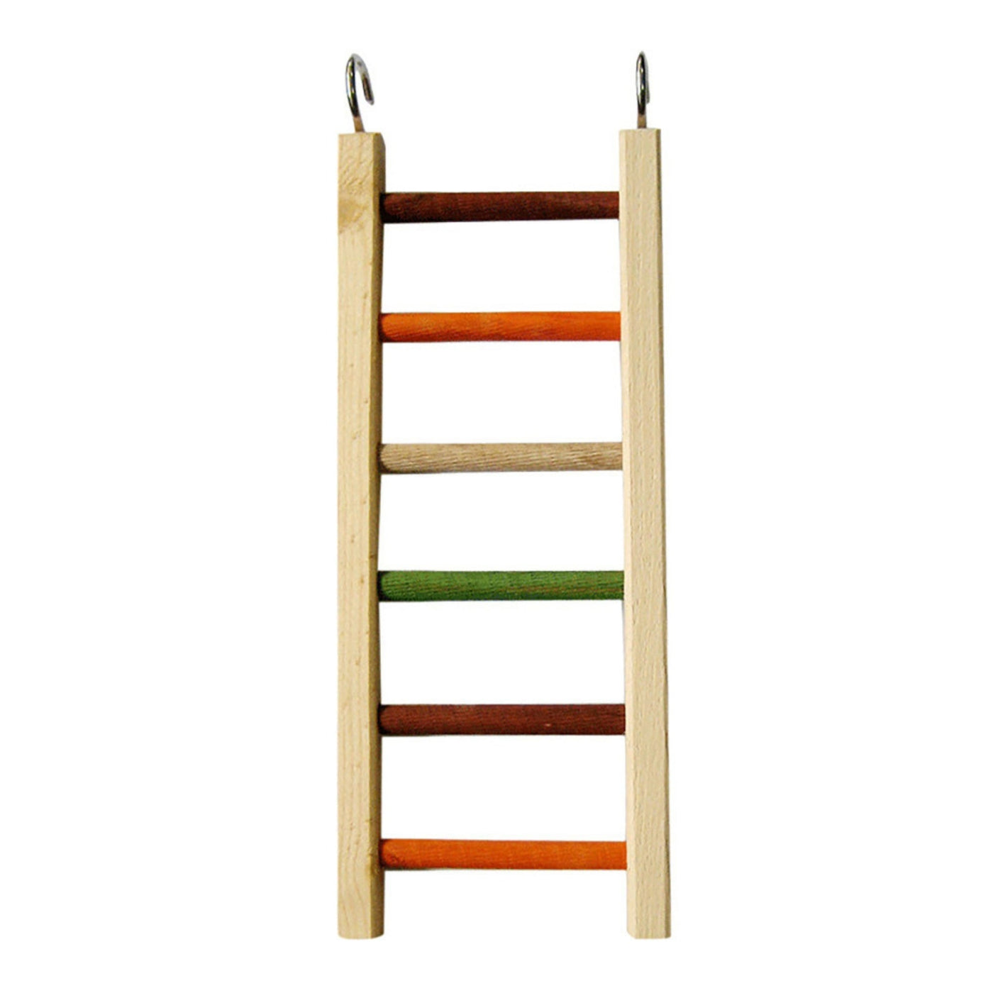 A & E Cages Happy Beaks Wooden Hanging Ladder Bird Toy 1ea/MD, 14 in.