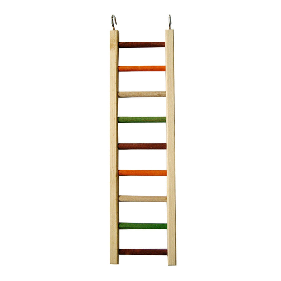 A & E Cages Happy Beaks Wooden Hanging Ladder Bird Toy 1ea/MD, 20 in.