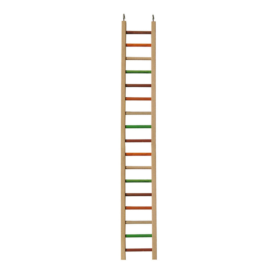 A & E Cages Happy Beaks Wooden Hanging Ladder Bird Toy 1ea/MD, 38 in.